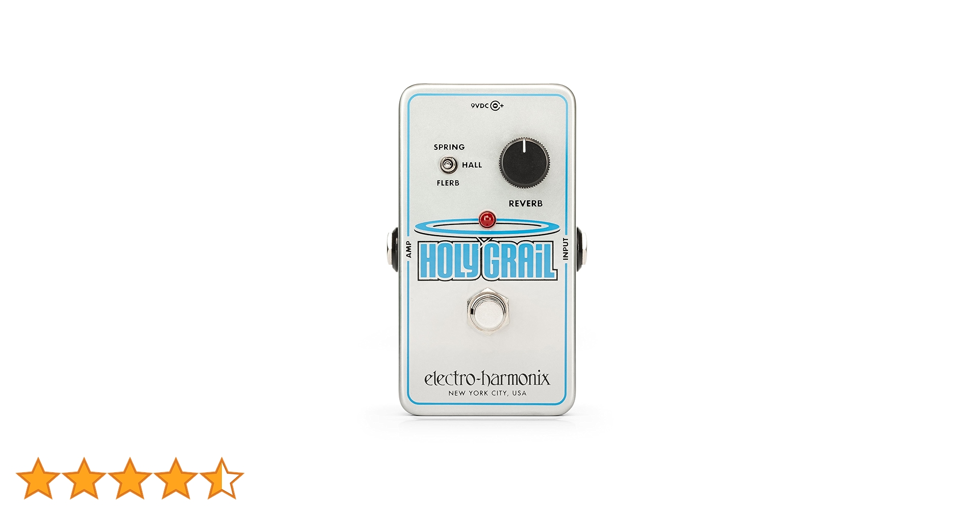 ギター Electro-Harmonix Nano Holy Grail Electro-Harmonix Holy Grail Nano Reverb Guitar Effects Pedal